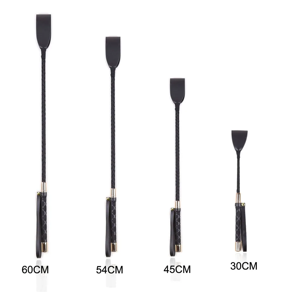BDSM fantasy Bondage Boutique Slim Leather Riding Crop Whips paddle handle Fetish spank - Image 3