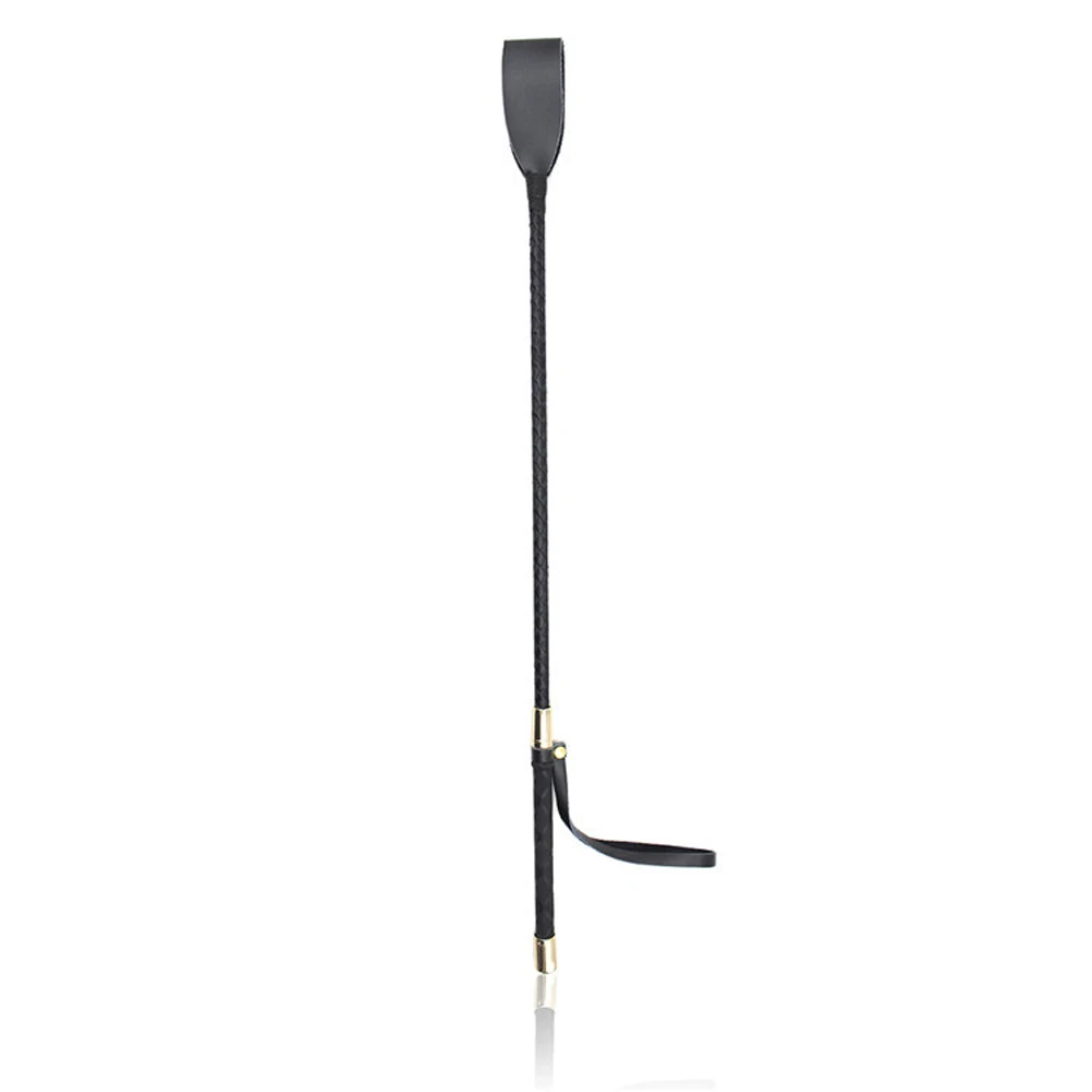 BDSM fantasy Bondage Boutique Slim Leather Riding Crop Whips paddle handle Fetish spank - Image 4