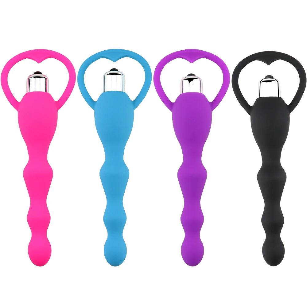 Vibrating Protaste Massager Anal Beads Vibrator Butt Plug Sex Toy for Men Women Silicone - Image 5