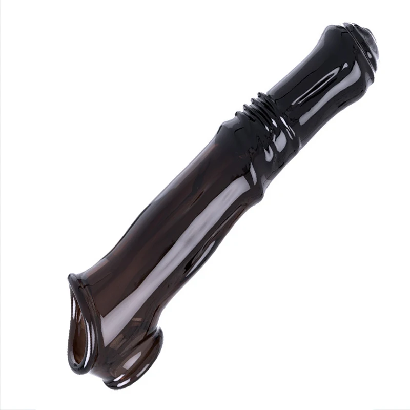 Adult Penis Extender Sleeve Reusable Sexy Cock Ring for Couples Delayed Ejaculation