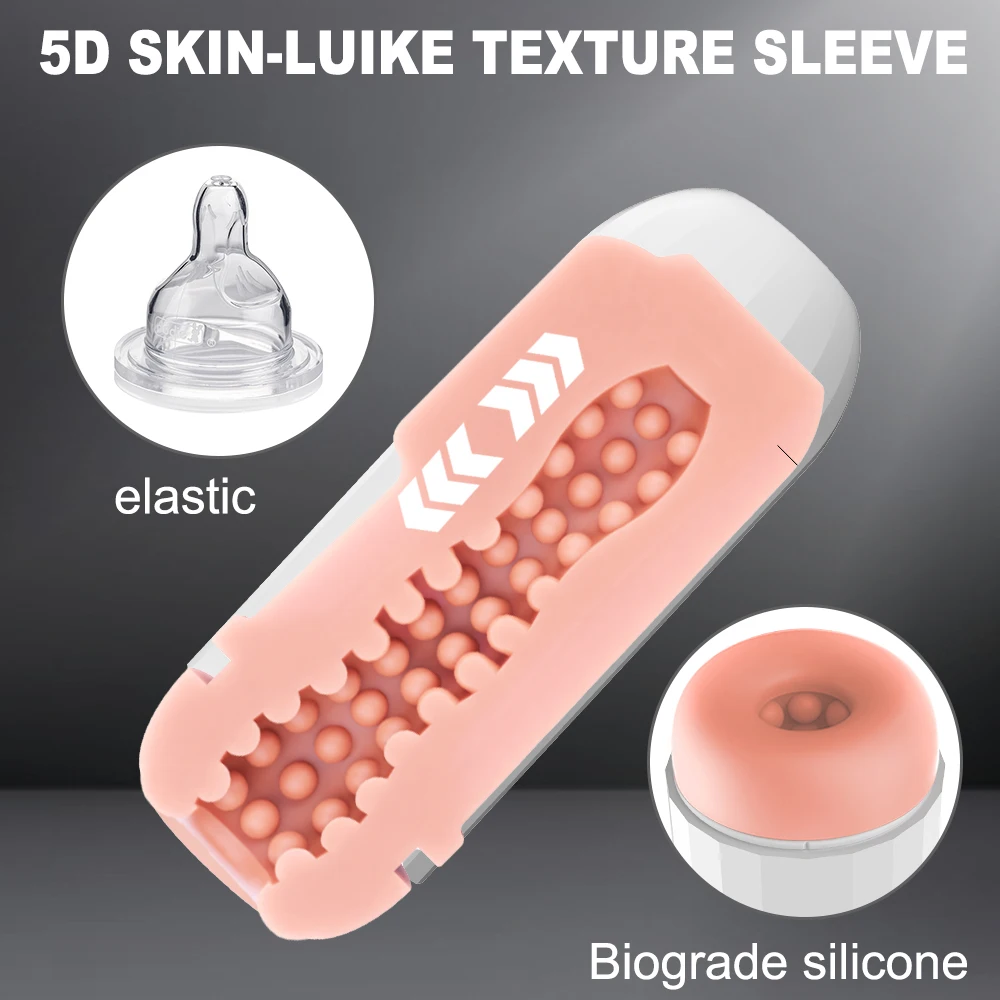 Automatic Sucking Male Masturbator Vibration Blowjob Machine Masturbation Cup Pocket - Image 4