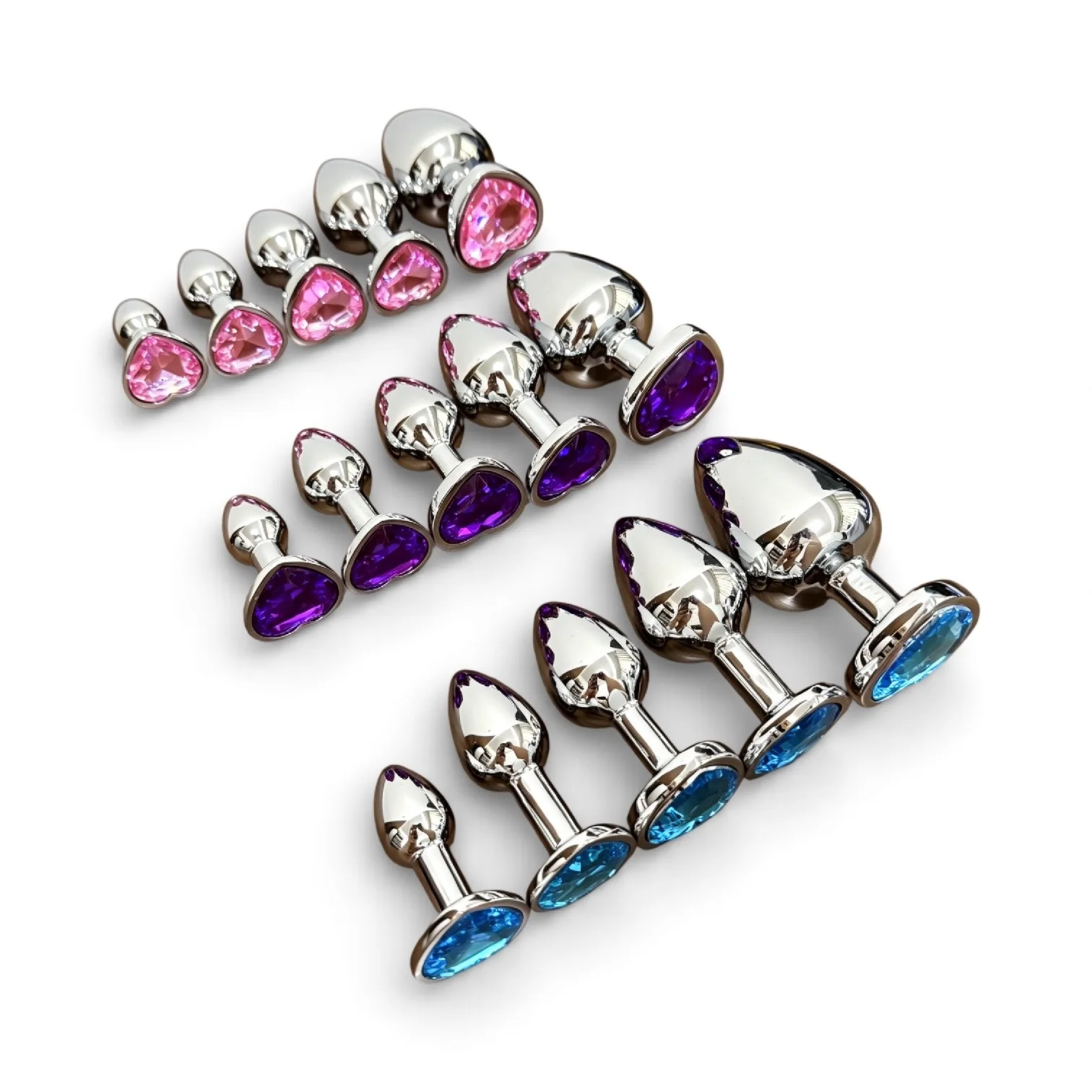 5-Piece Set Metal Anal Plugs for Beginners Anus Expander Toys for Couples Outdoors - Image 2