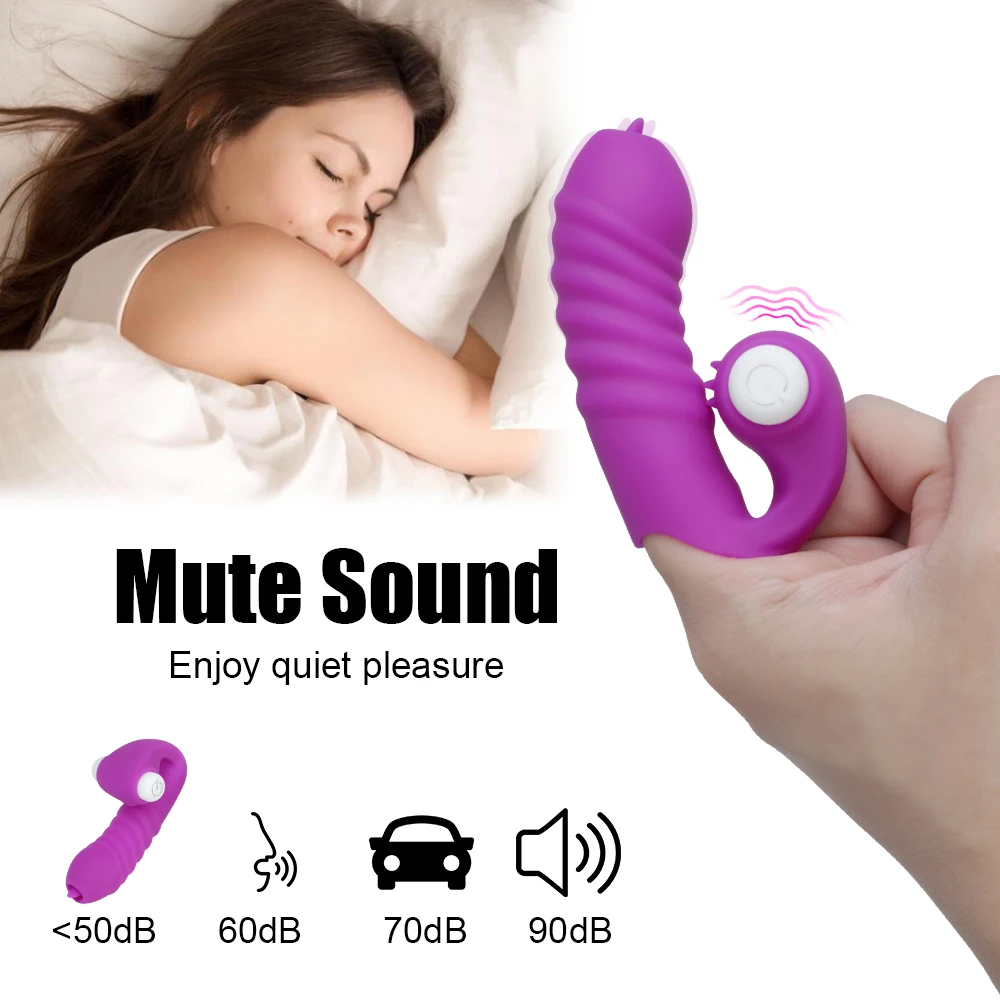 Strapon Finger Sleeve Vibrators For Women Clitoris Stimulator Vaginal Licks Anal Plug - Image 2