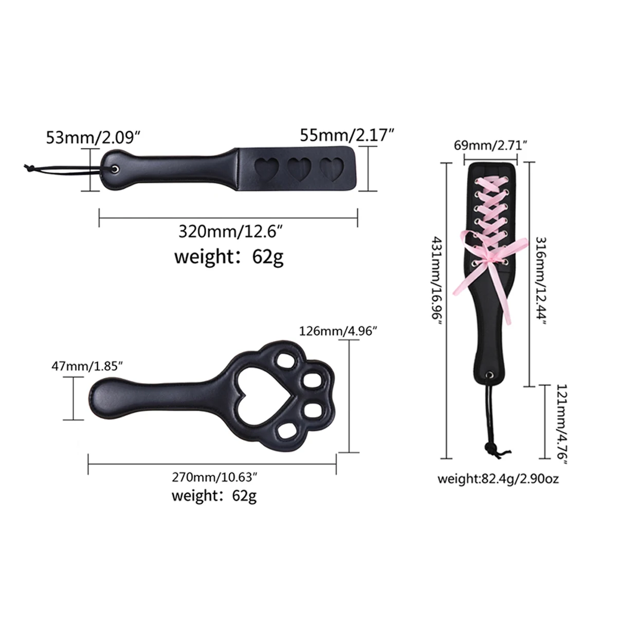 BDSM Leather SP Adult Flirting Tool Skin Racket Sexy Toys Sm Punishment Intimate Game - Image 3