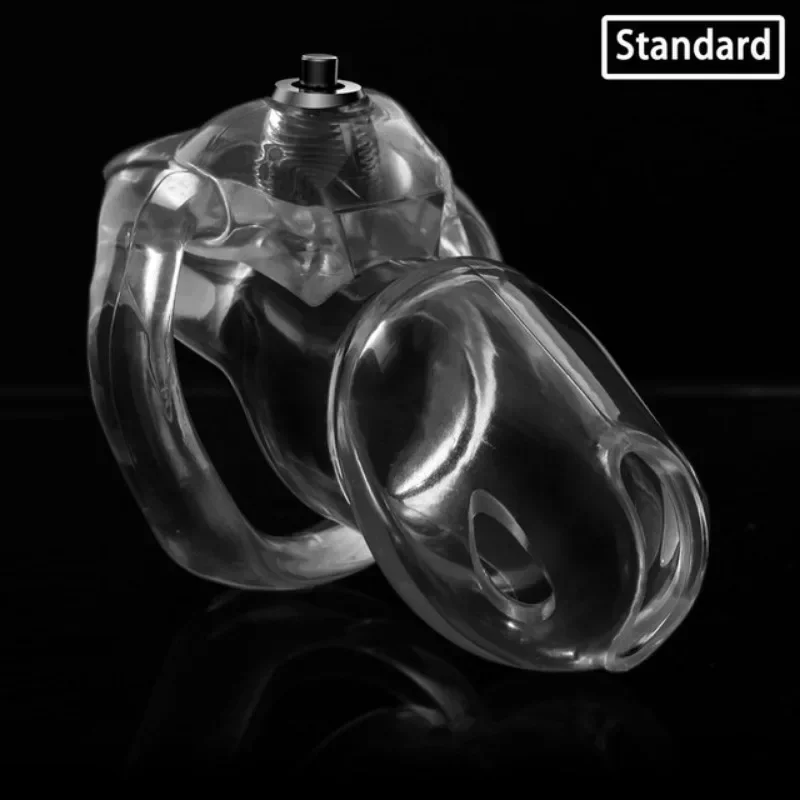 New HT-V5 Chastity Cage Device Male Cock Cage ; 4 Sizes Penis Ring Chastity Penis Lock - Image 5