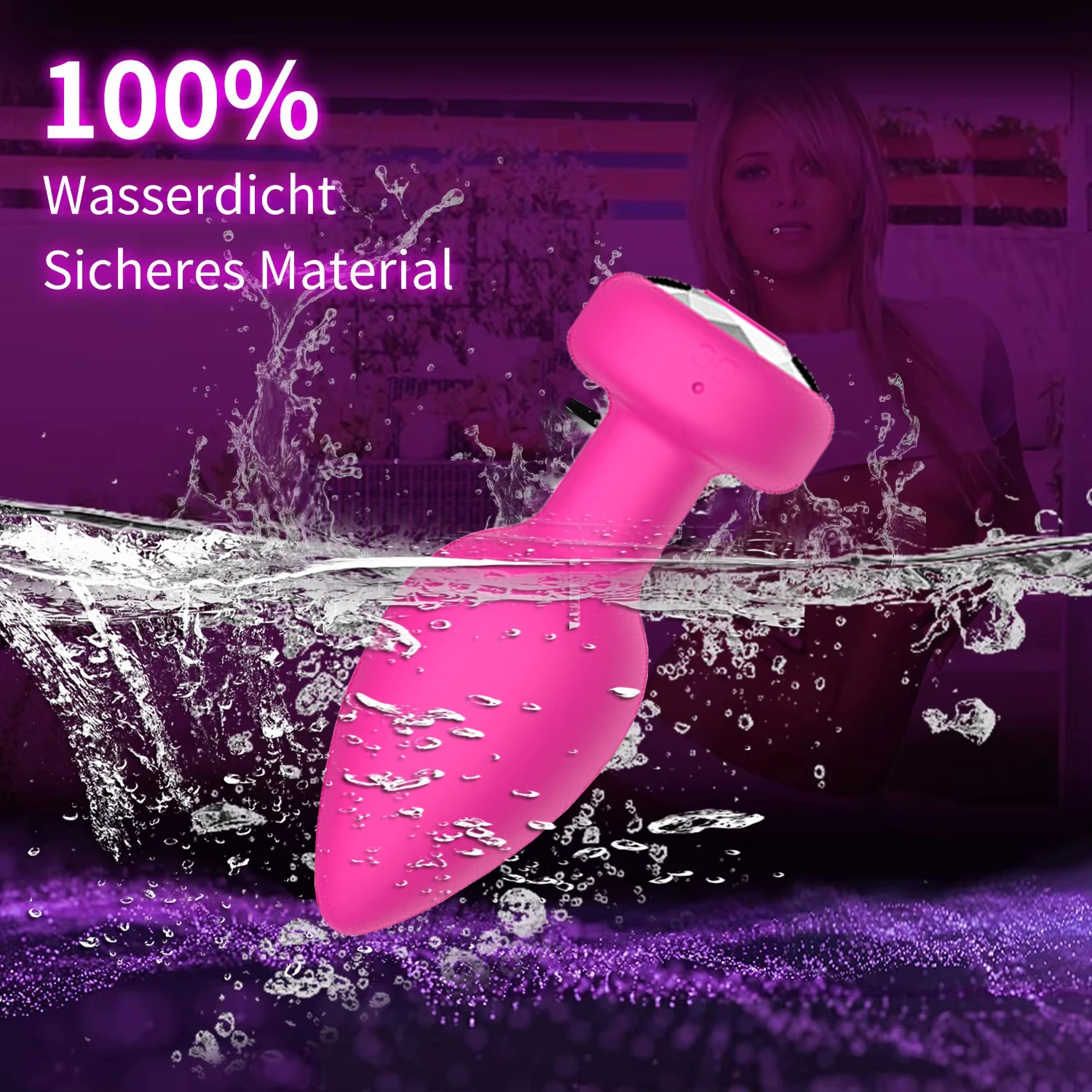 1PC Wireless Control Anal Vibrator Butt Plug Men Prostate Massager Stimulator Female - Image 3