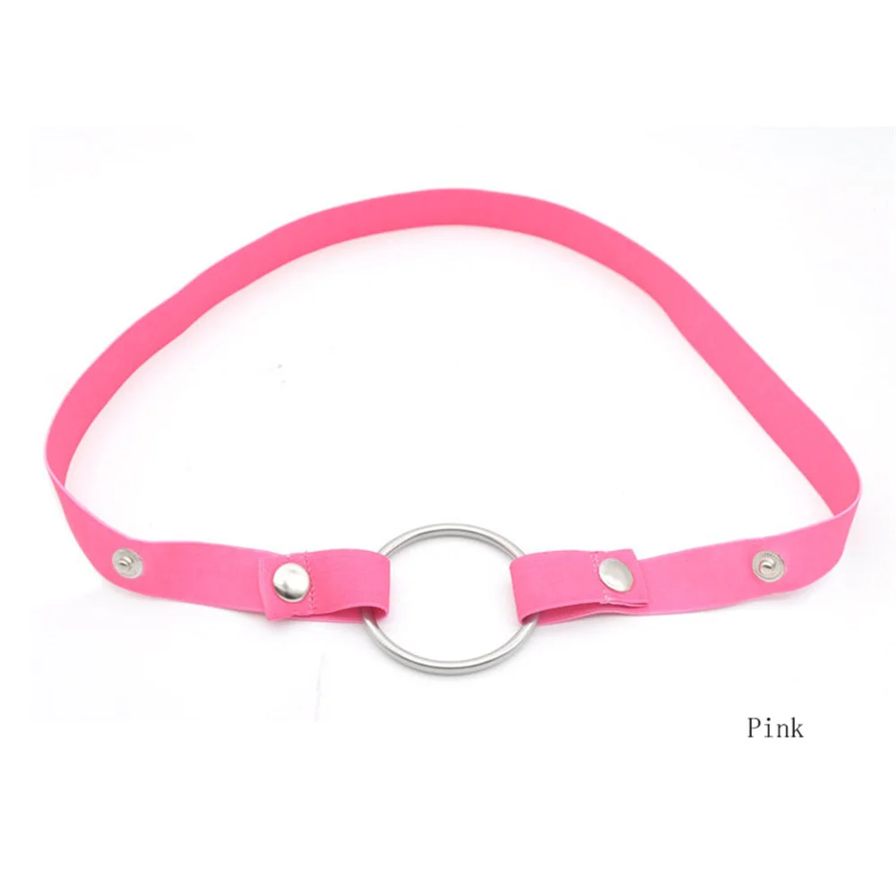 Male Penis Ring Chastity Cage Anti-off Device Elastic Band Auxiliary Belt Adjustable - Image 3