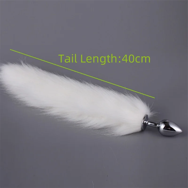 5 Sizes Metal Anal Plug Fetish Fox Ass Tail Sex Toys Erotic Products Bdsm Butt Extender - Image 5