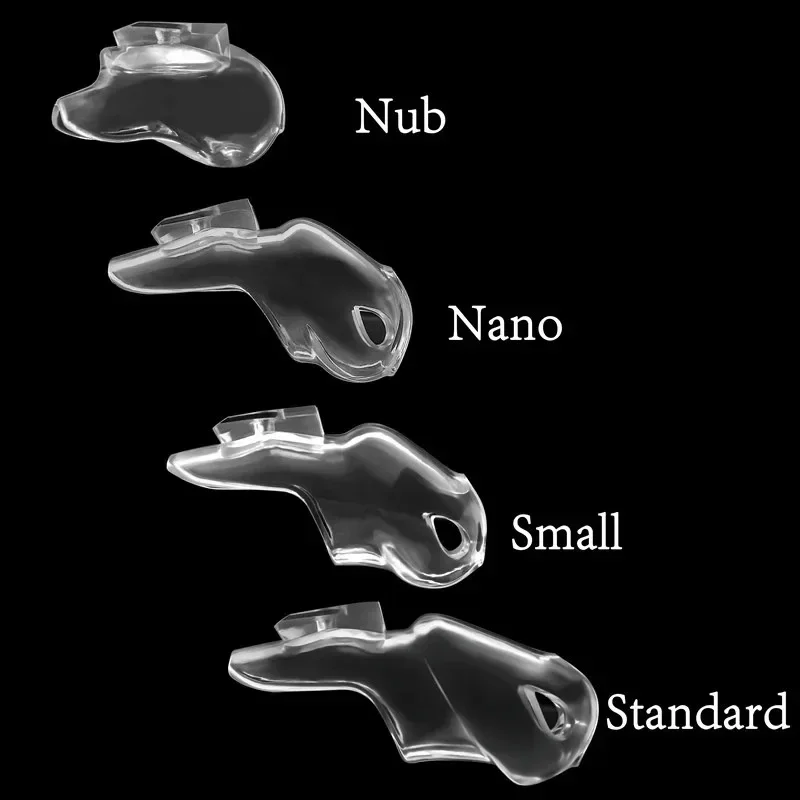 New HT-V5 Chastity Cage Device Male Cock Cage ; 4 Sizes Penis Ring Chastity Penis Lock - Image 2