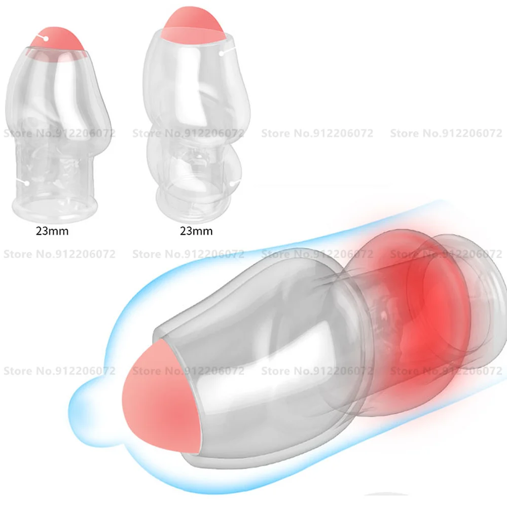 Sex Toys For Men Foreskin Cock Rings Penis Glans Exposed Sleeve Cockring Delay