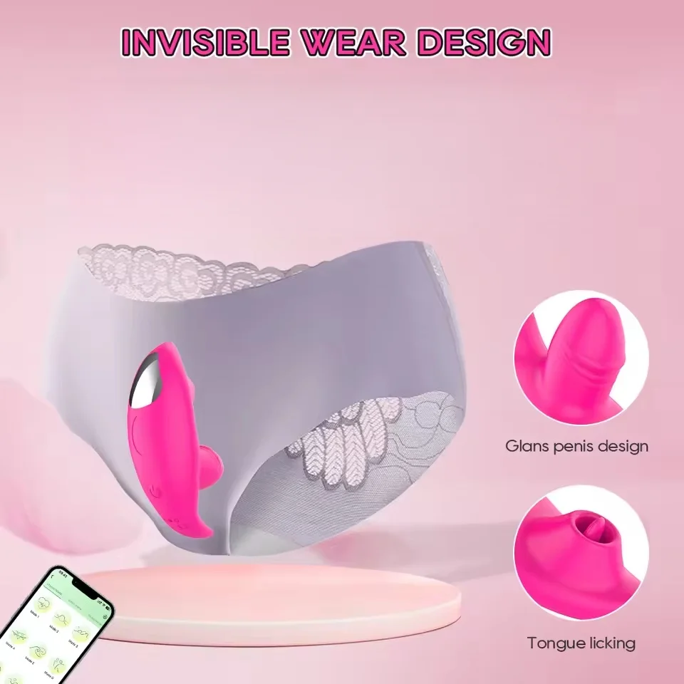 Wireless APP Control Vibrator Sucker for Women G Spot Clit Stimulator Massager Nipple - Image 5