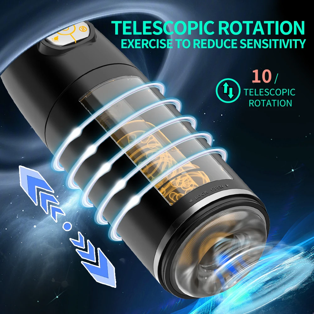 Automatic Male Masturbator APP Controlled Penis Pump with 10 Thrusting & Rotating - Image 2