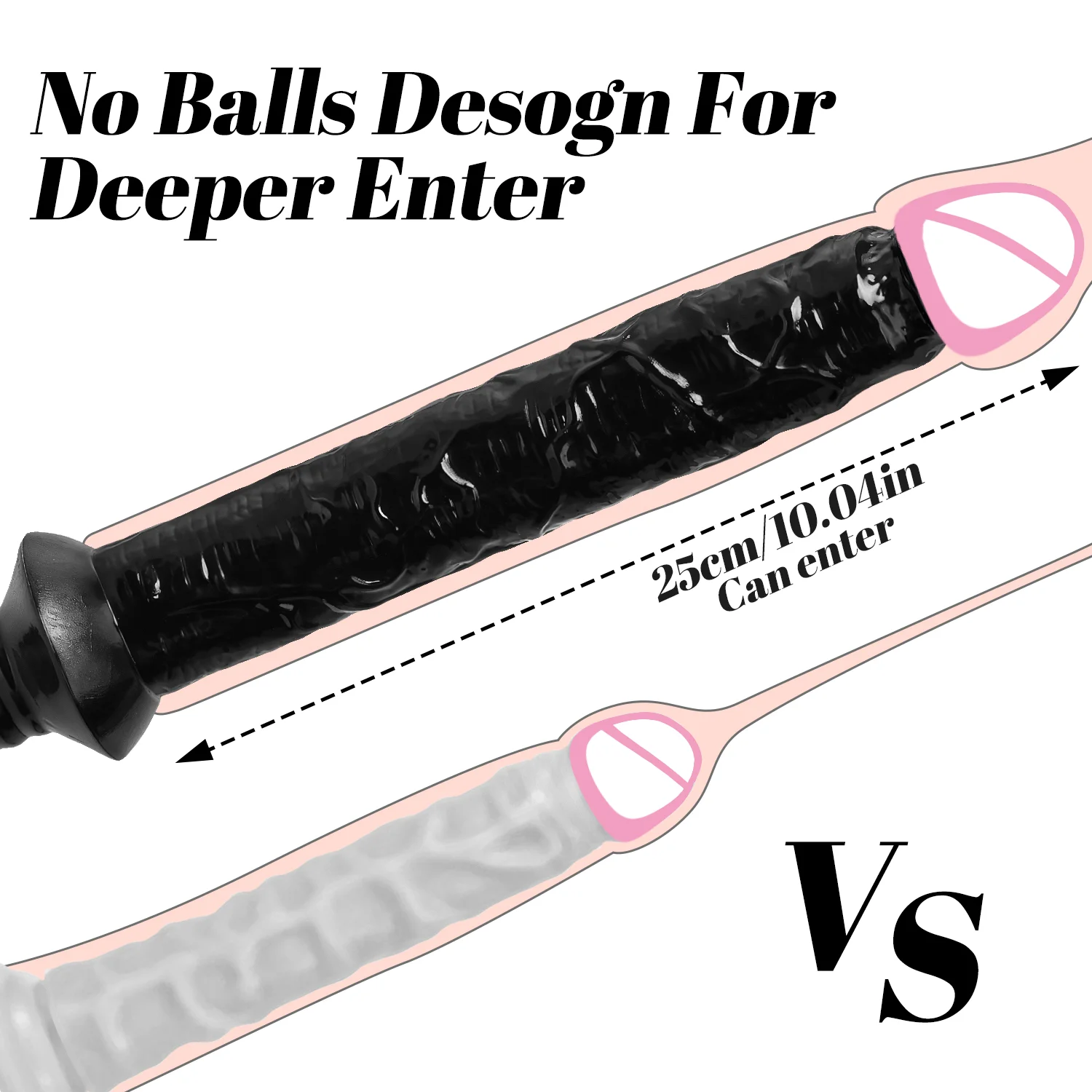 Adult Sex Toys Super Long Dildo with Handle Soft Penis Anal Plug Penetration Anal G-Spot - Image 3