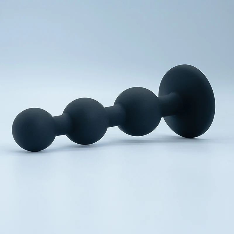 3 Ball Anal Beads Sex Anal Plug Black Silicone Butt Plug for Woman Men Anal Toy Crystal - Image 6