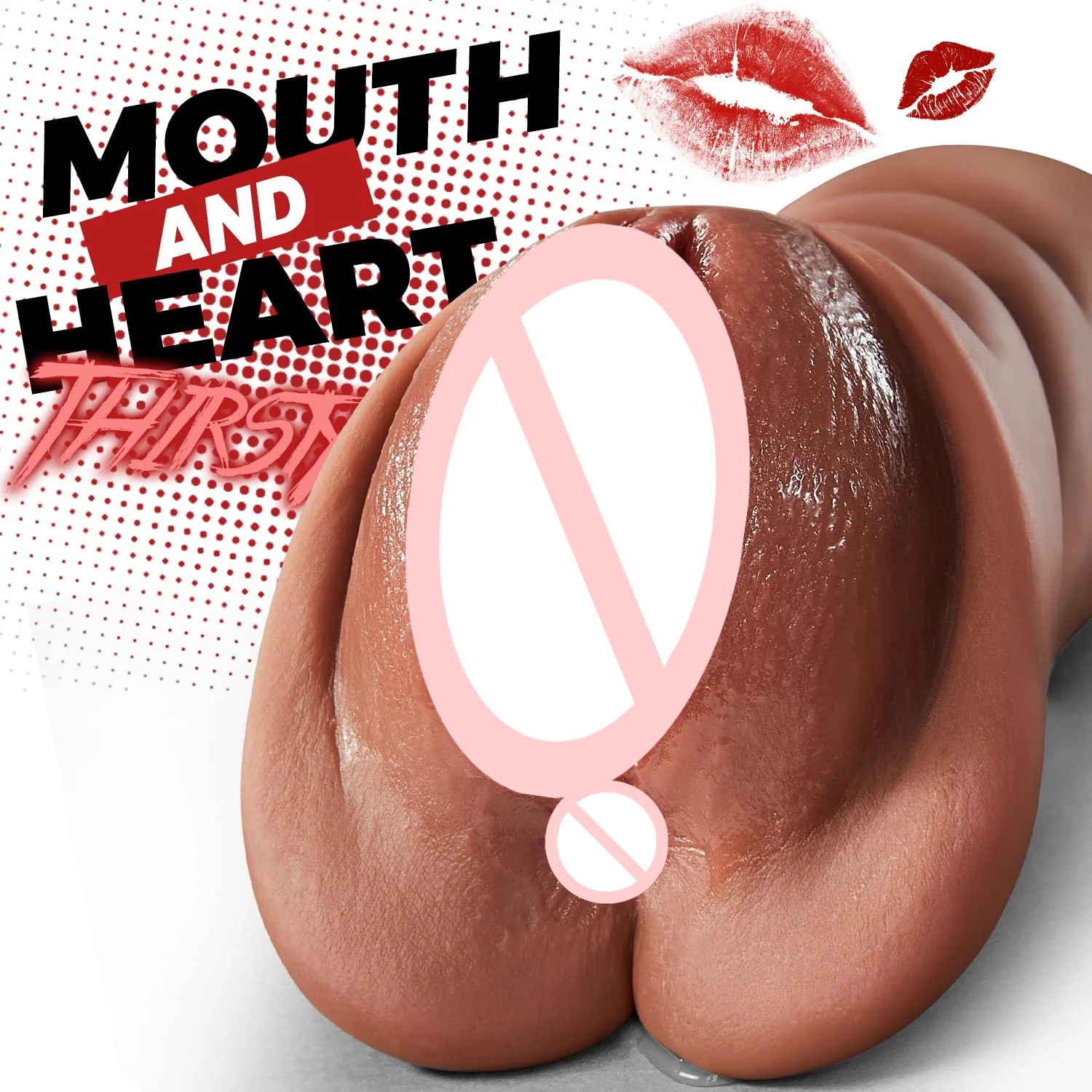 Realistic Pocket Pussy Male Masturbator Thick Labia Masturbators Sex Toy with 5D Deep - Image 2