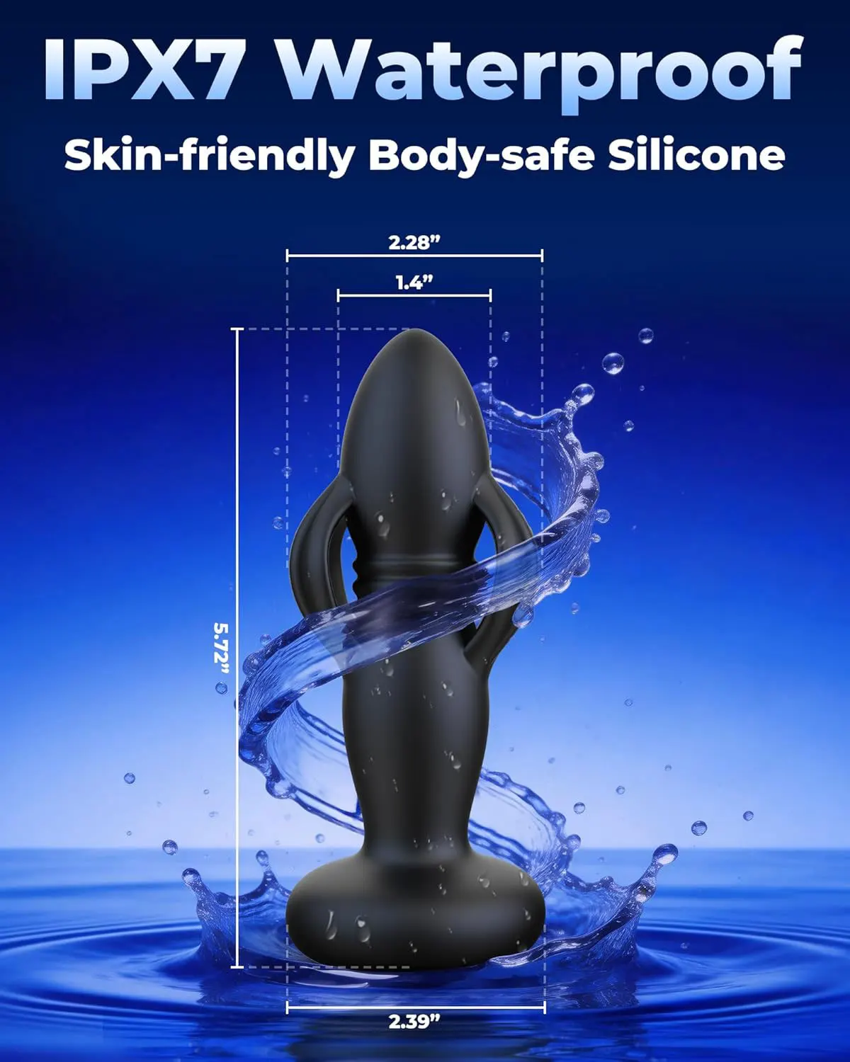 3 in 1 Telescopic Expanding Anal Vibrator Butt Plug Prostate Massager App Control Anal - Image 6