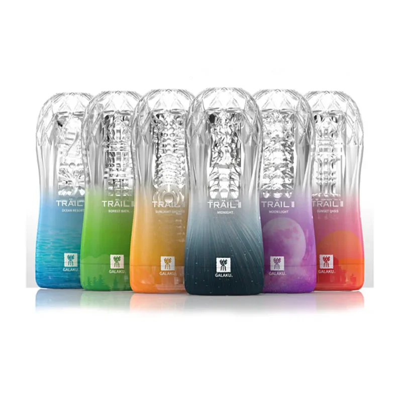 Male Masturbator Cup Soft Pussy Sex Toys Transparent Vagina Adult Endurance Exercise Sex
