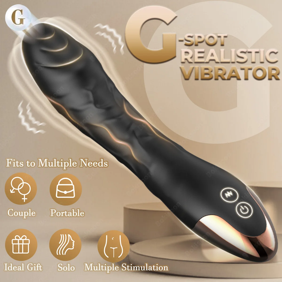 G Spot Vibrator Sex Toys Clitoris Vibrator Anal Stimulator Dildo with 10 Powerful - Image 2