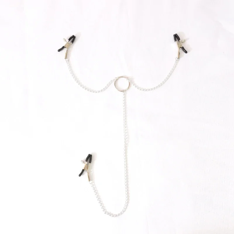 Stainless Steel Metal Chain Nipple Milk Clips Breast Clip Sex Slaves Nipple Clamps Sex - Image 6
