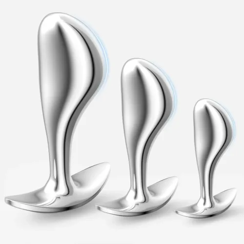 Metal Anal Plug P Spot Stimulator Prostate Massager Wear Outdoors Butt Plug Wearable Sex