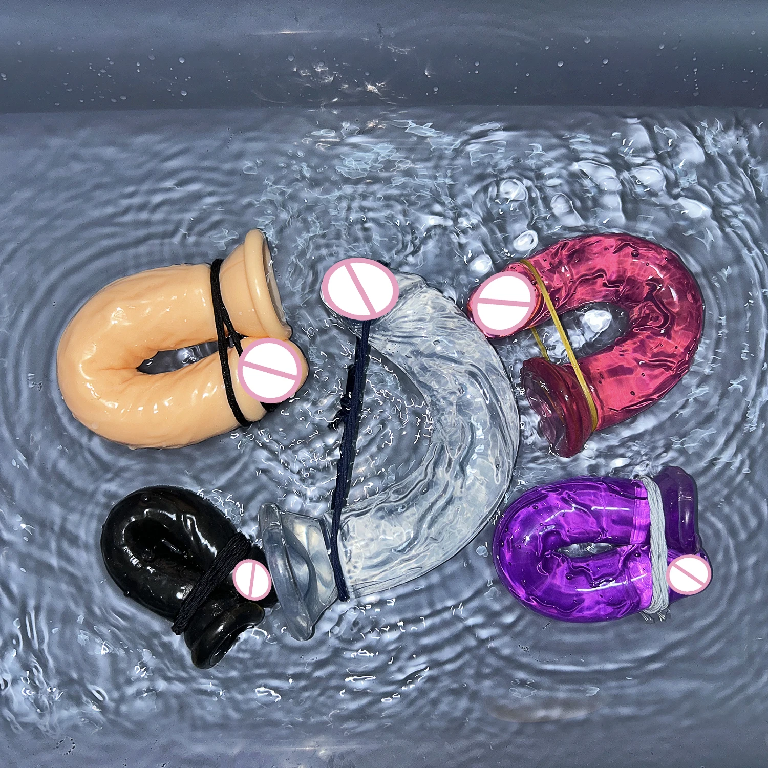 Cheap 5 Colors Small Transparent Dildo Suction Cup Jelly Dick Women Erotic Anal Sex Toys - Image 4