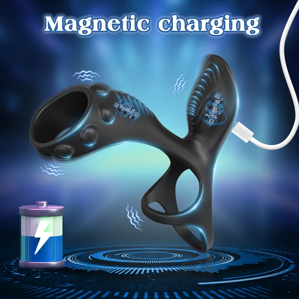 APP Control Vibrating Cock Ring Penis Ring for Men Clitoris Stimulator Vibrator for Women - Image 5