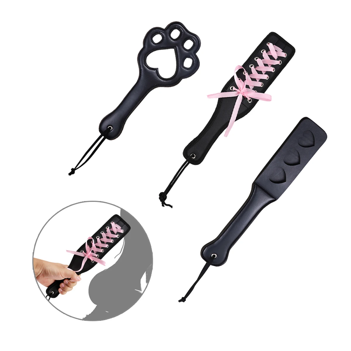 BDSM Leather SP Adult Flirting Tool Skin Racket Sexy Toys Sm Punishment Intimate Game