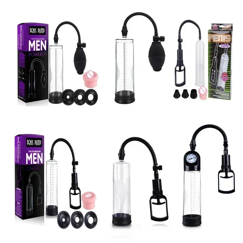 Penis Pump Sex Toys for Men Male Masturbator Penis Extender Vacuum Pump Penis Enlargement - Image 6