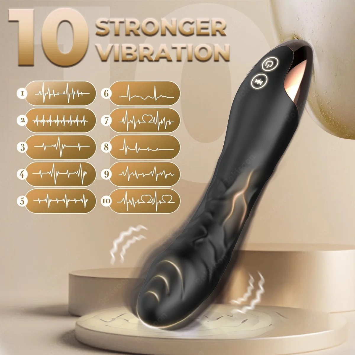 G Spot Vibrator Sex Toys Clitoris Vibrator Anal Stimulator Dildo with 10 Powerful - Image 4