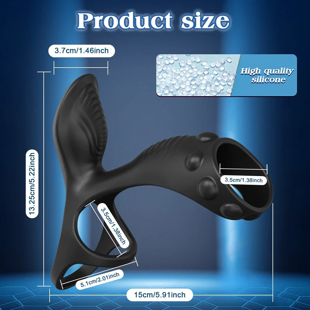 APP Control Vibrating Cock Ring Penis Ring for Men Clitoris Stimulator Vibrator for Women - Image 4