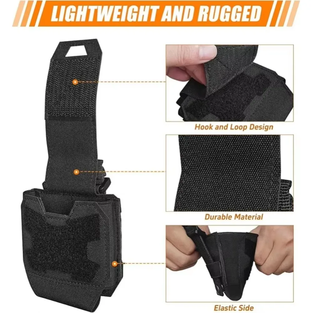 Molle Shackles Holder Handcuffs Pouch Case Universal Handcuffs Holster Quick Release - Image 5