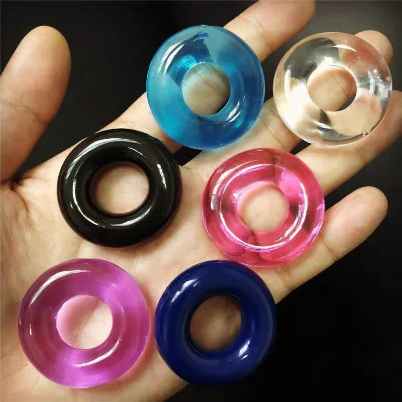 10/5Pcs Silicone Durable Penis Ring Adult Men Ejaculation Delay Cock Rubber Rings Penis
