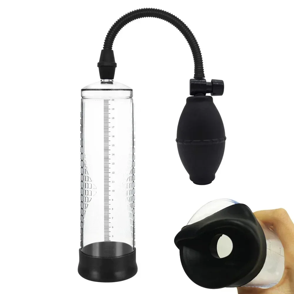 Penis pump expands vacuum male negative pressure sucking ball aircraft cup increase - Image 2