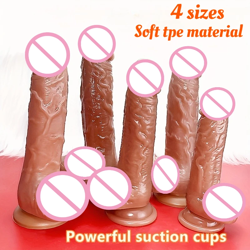 Waterproof Silicone Adult Sex Toys Soft Dildo with Suction Cup G-Spot Vagina Anal - Image 2