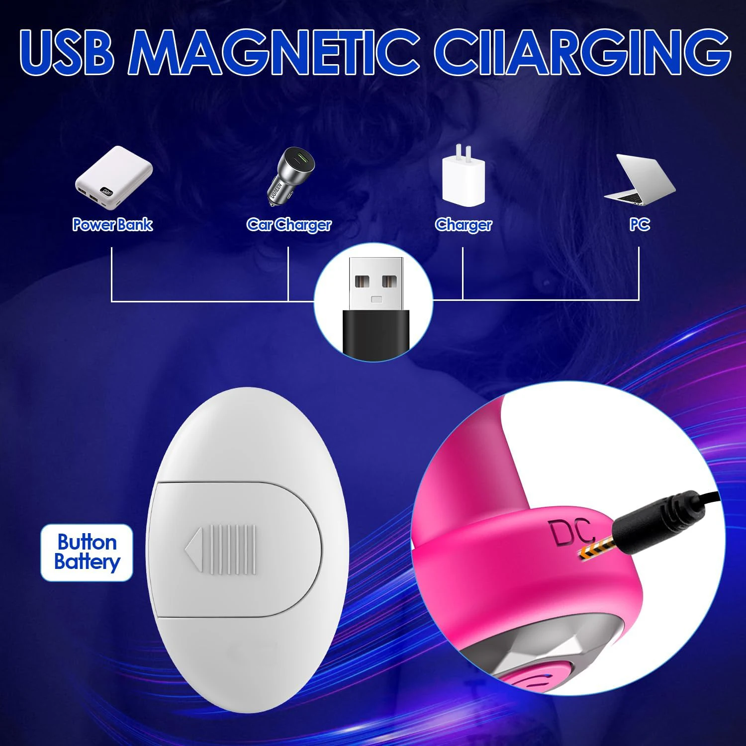 1PC Wireless Control Anal Vibrator Butt Plug Men Prostate Massager Stimulator Female - Image 5
