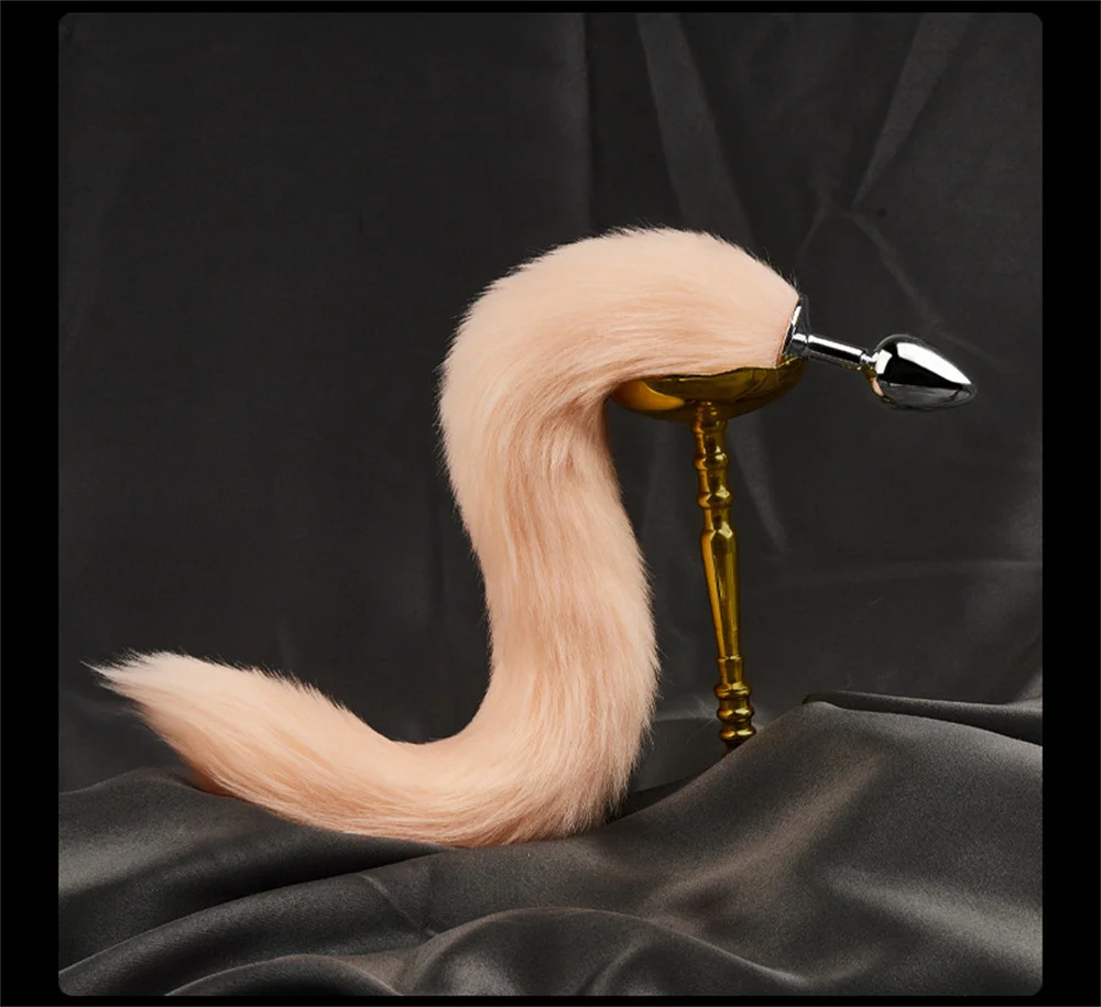 BDSM Fox Tail Anal Plug Sex Anal Toy Butt Plug For Women Adult Sex Toy Stainles Steel - Image 6