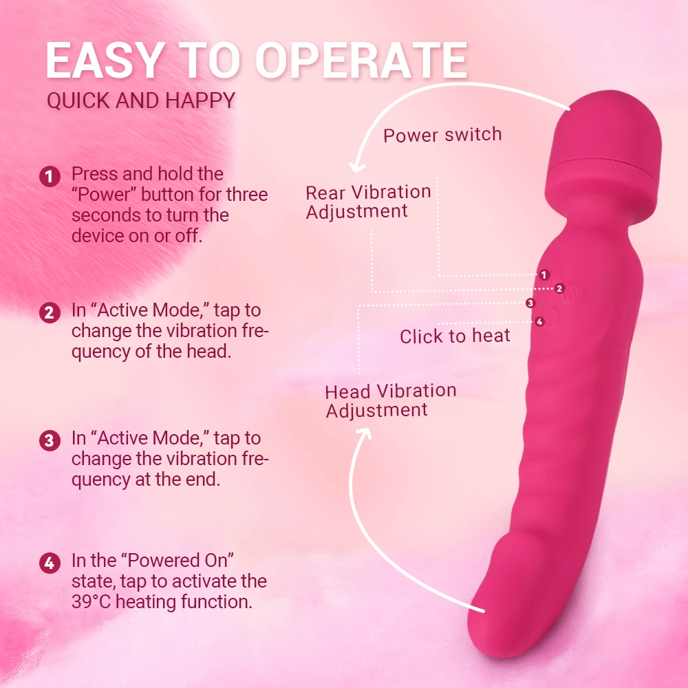 Powerful AV Magic Wand Dildo Vibrator for Women Clitoris Stimulator Erotic Toys G Spot - Image 3