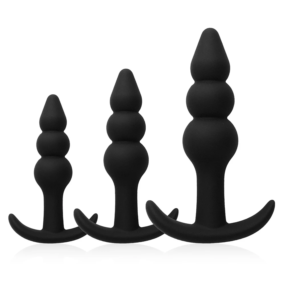 Silicone Dildo Anal Plugs Butt Plug Stopper Dilator Prostate Massager Vaginal Stimulator - Image 2