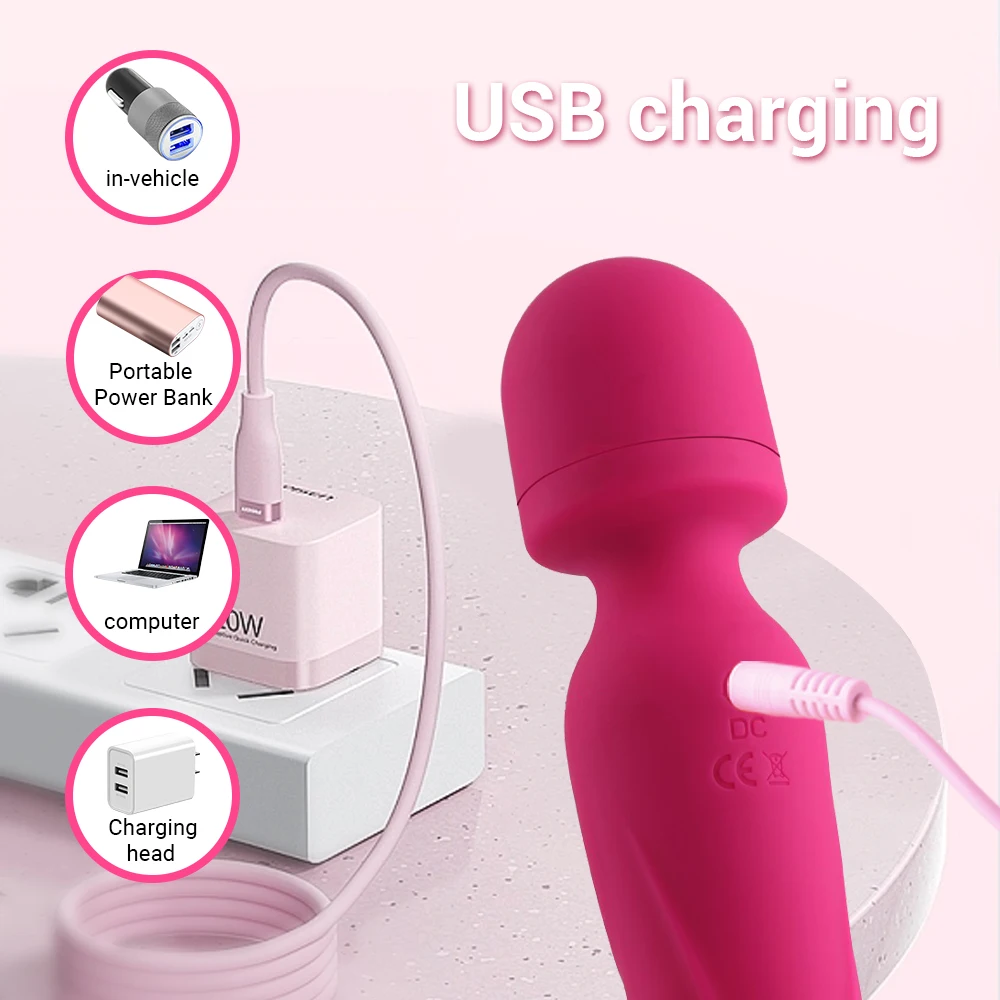 Powerful AV Magic Wand Dildo Vibrator for Women Clitoris Stimulator Erotic Toys G Spot - Image 4