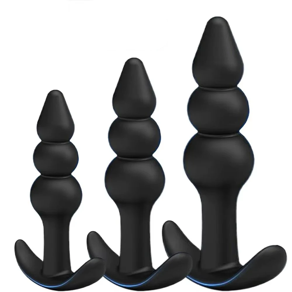 Silicone Dildo Anal Plugs Butt Plug Stopper Dilator Prostate Massager Vaginal Stimulator
