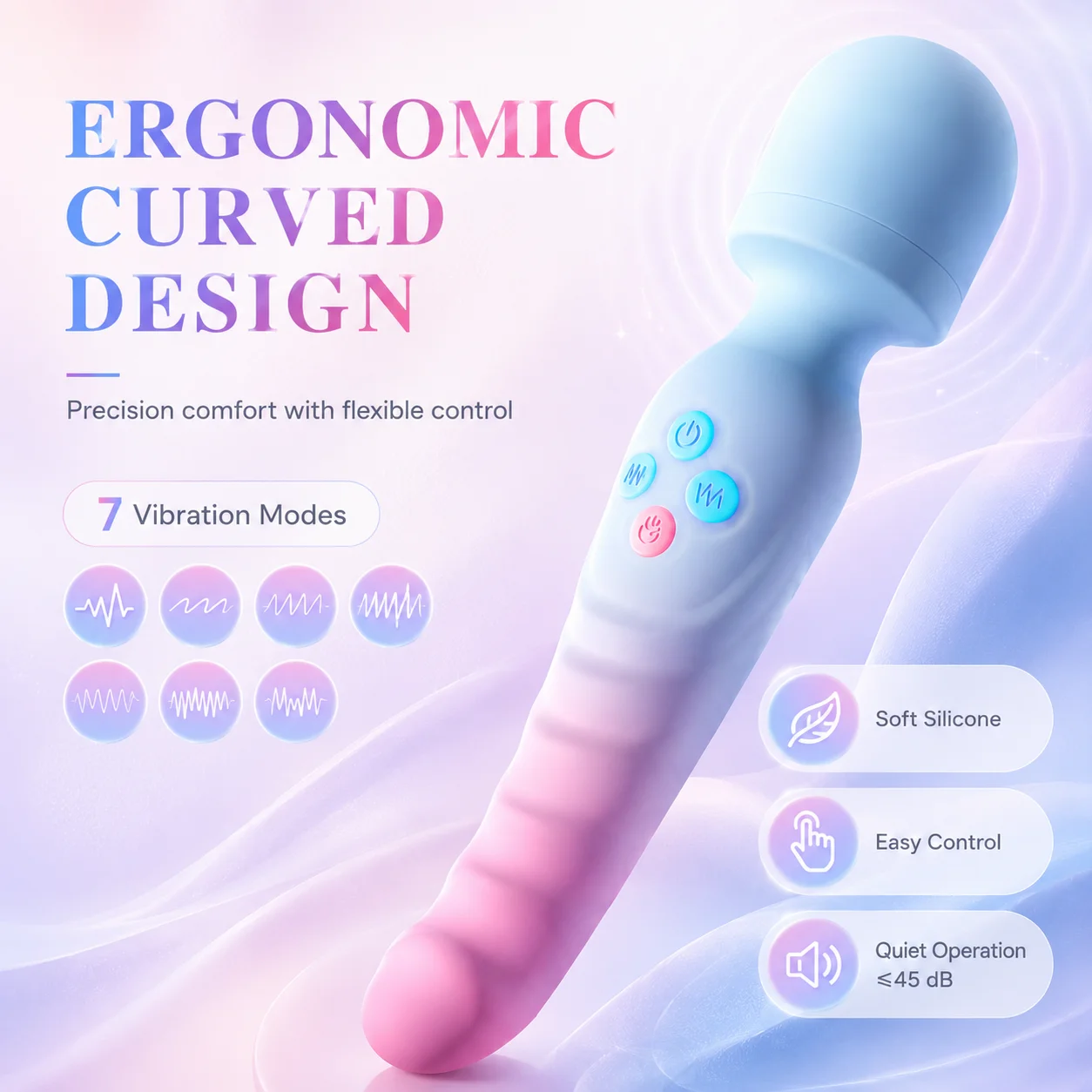 3 IN 1 Dildos G Spot Vibrator For Woman AV Machine Magic love Wand Clitoris Stimulator - Image 4