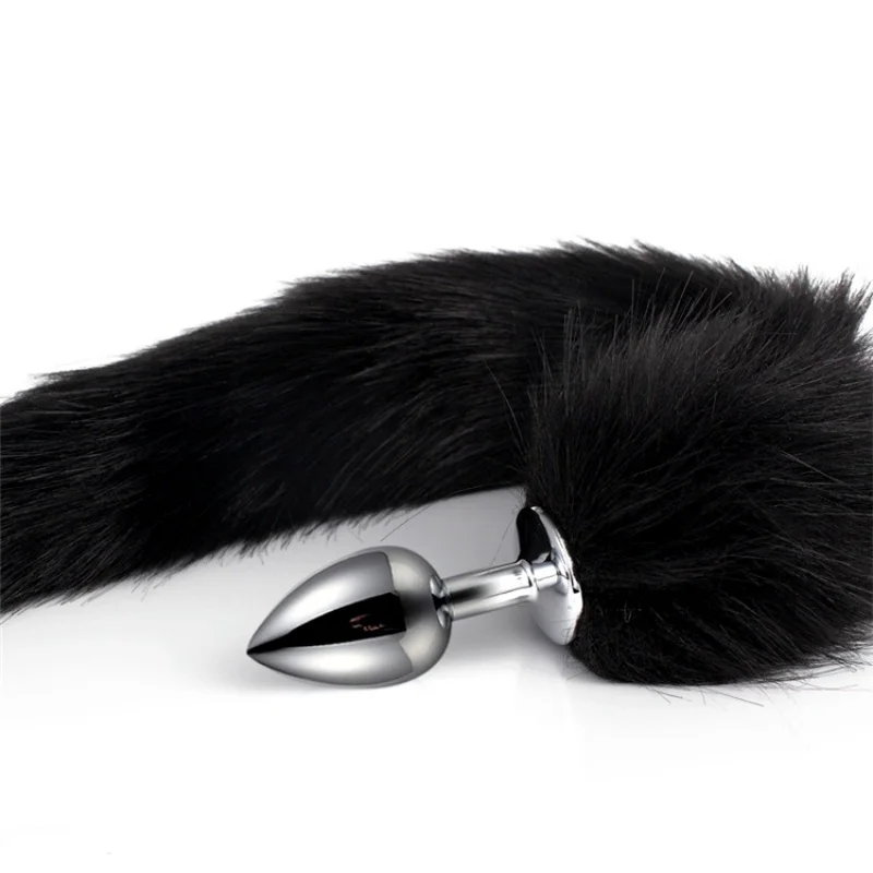 5 Sizes Metal Anal Plug Fetish Fox Ass Tail Sex Toys Erotic Products Bdsm Butt Extender - Image 3