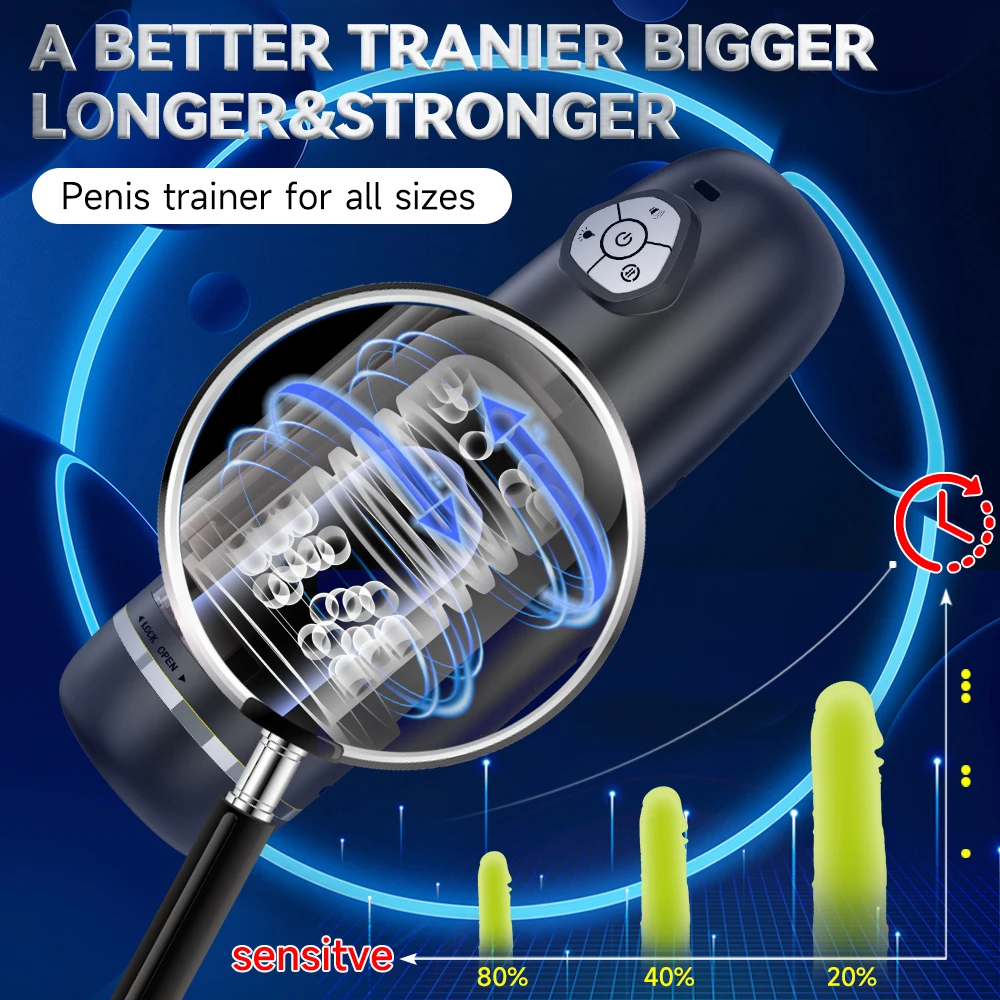 Automatic Male Masturbator APP Controlled Penis Pump with 10 Thrusting & Rotating - Image 4