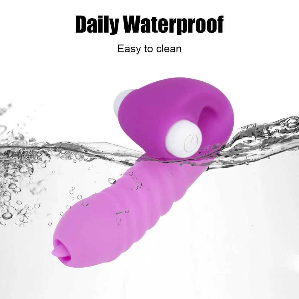 Strapon Finger Sleeve Vibrators For Women Clitoris Stimulator Vaginal Licks Anal Plug - Image 3