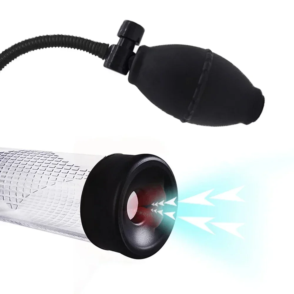 Penis pump expands vacuum male negative pressure sucking ball aircraft cup increase - Image 3