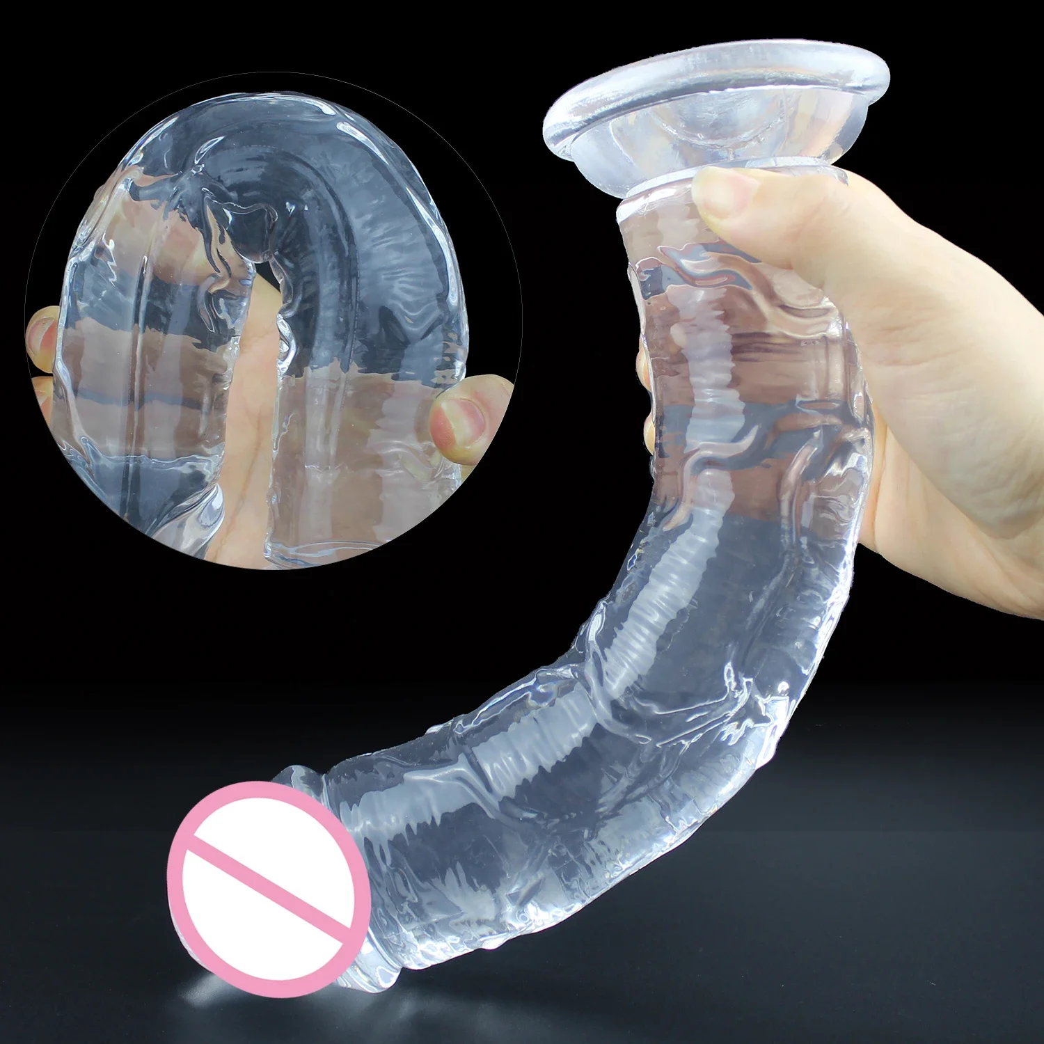 Cheap 5 Colors Small Transparent Dildo Suction Cup Jelly Dick Women Erotic Anal Sex Toys - Image 5
