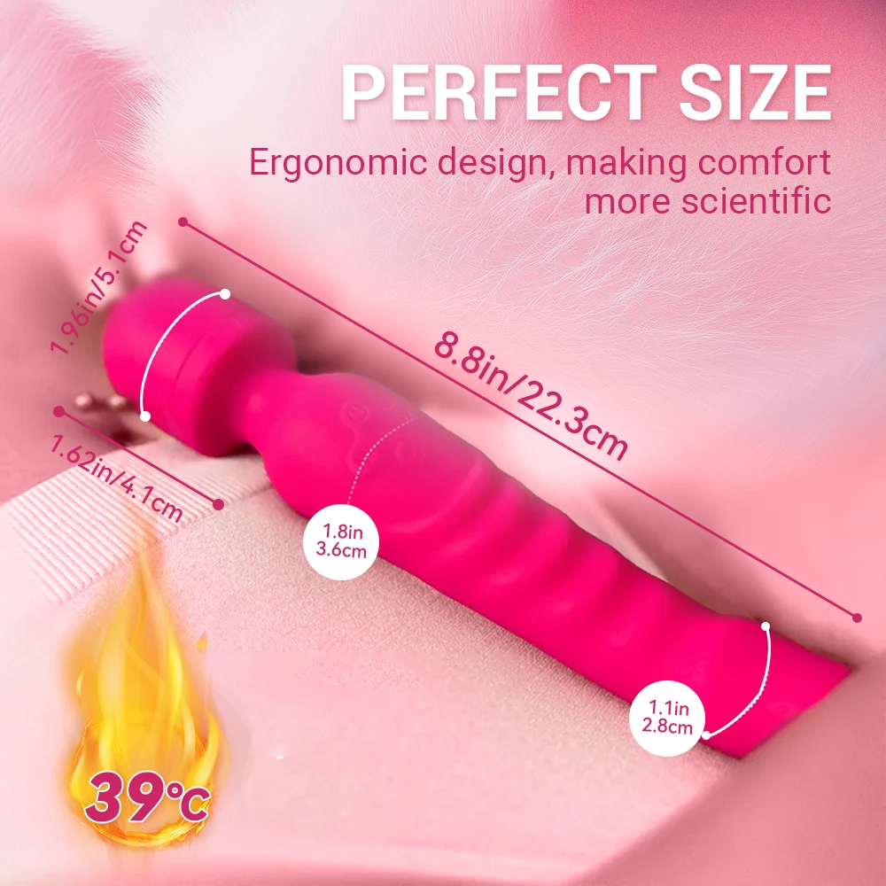 Powerful AV Magic Wand Dildo Vibrator for Women Clitoris Stimulator Erotic Toys G Spot - Image 5