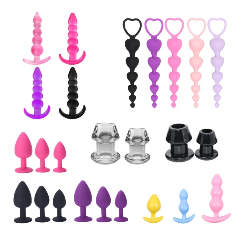 Butt Plug Silicone Anal Plug Prostate Massager Stimulator Adult Supplies Dilator Anus