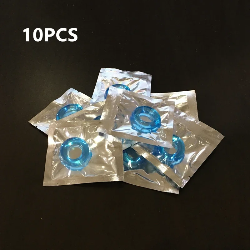 10/5Pcs Silicone Durable Penis Ring Adult Men Ejaculation Delay Cock Rubber Rings Penis - Image 5