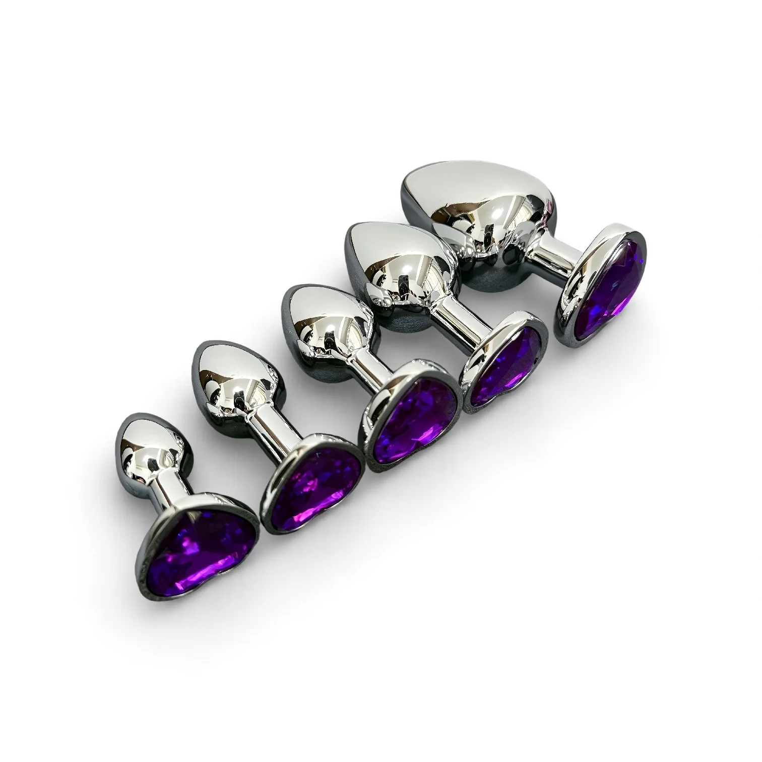 5-Piece Set Metal Anal Plugs for Beginners Anus Expander Toys for Couples Outdoors - Image 6